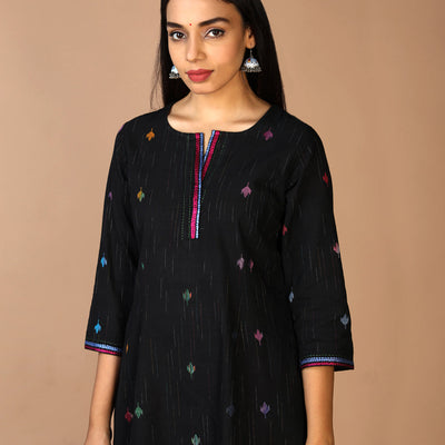 Embroidered princess line kurti