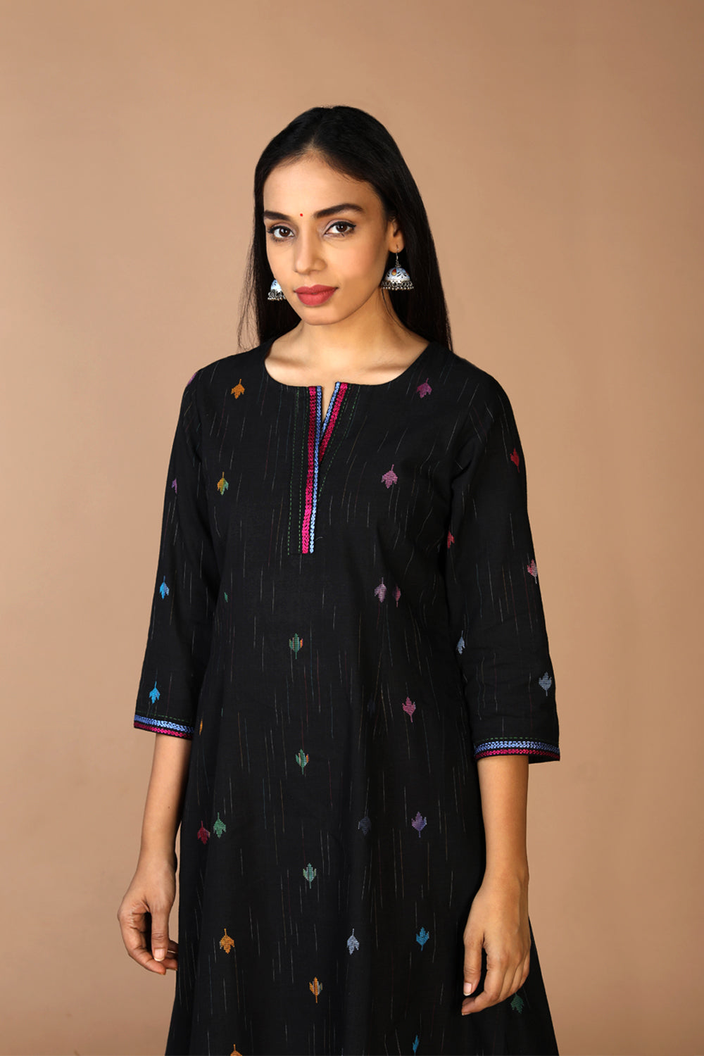 Embroidered princess line kurti