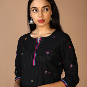 Embroidered princess line kurti