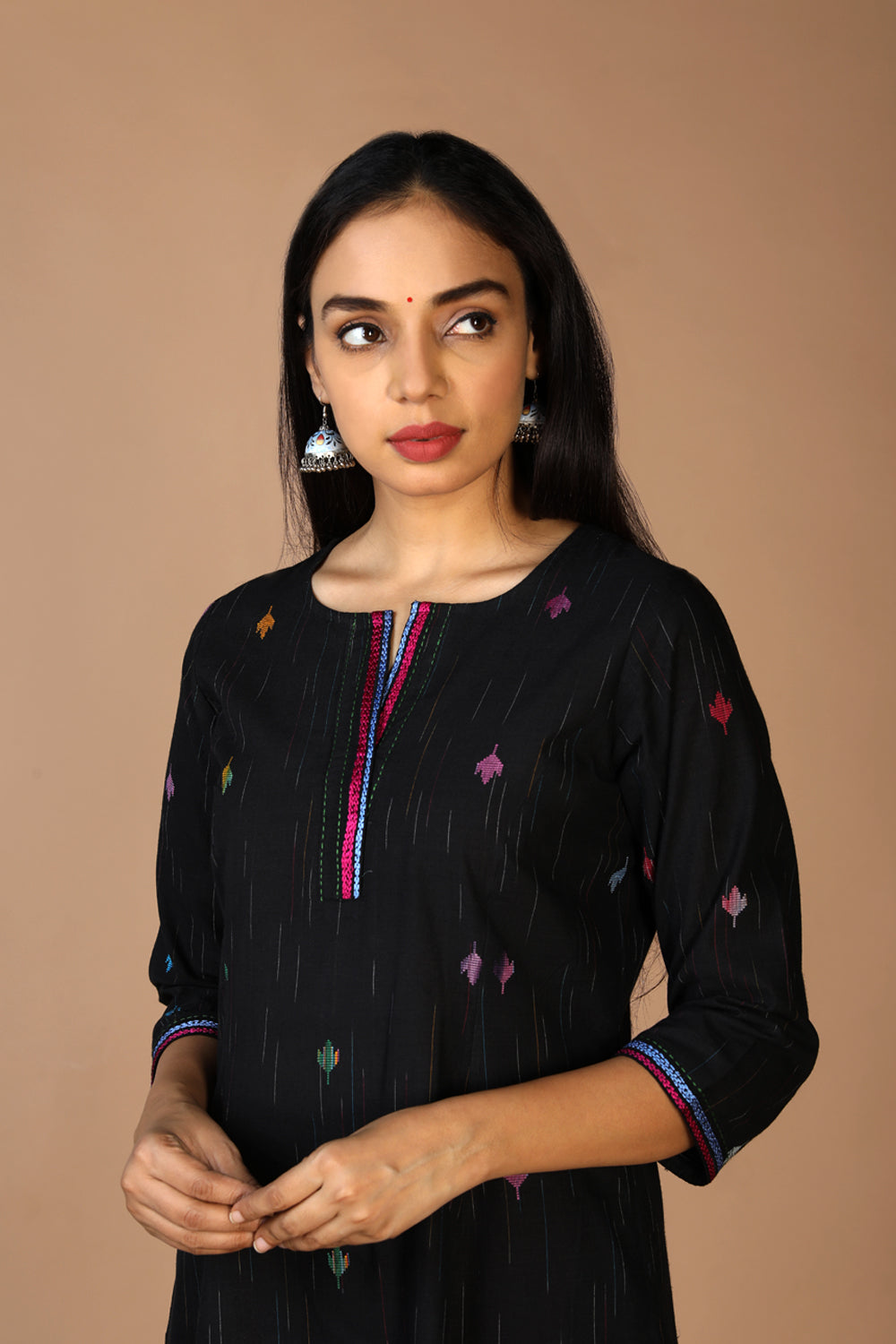 Embroidered princess line kurti