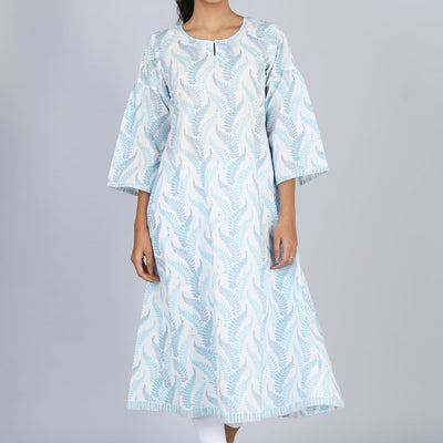 Hand block printed kurti