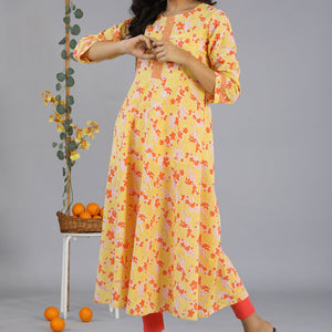 Handblock printed kurti