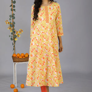 Handblock printed kurti