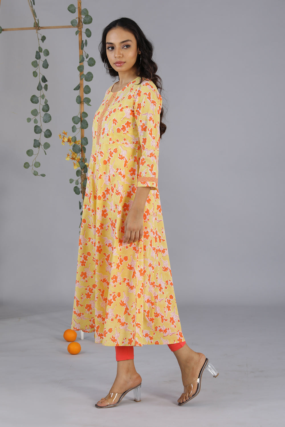 Handblock printed kurti