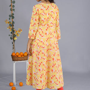 Handblock printed kurti