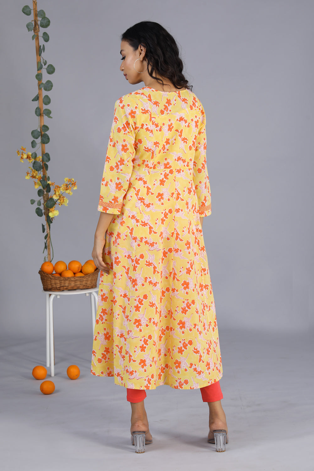 Handblock printed kurti