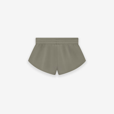 Womens Suede Fleece Short