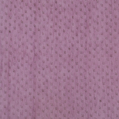 Hand block printed cotton saree