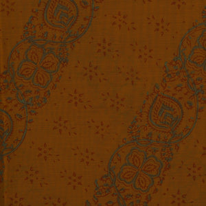 Hand block printed cotton saree