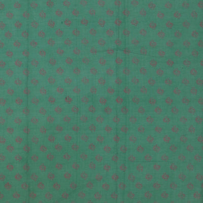 Hand block printed cotton saree