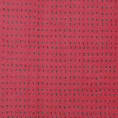 Hand block printed cotton saree