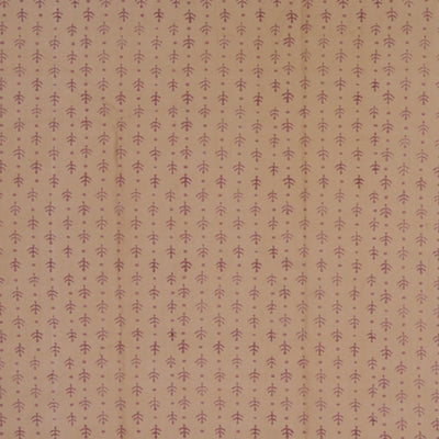 Hand block printed cotton saree