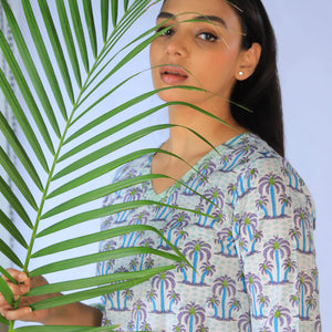 Handblock printed Kurti