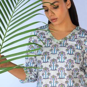 Handblock printed Kurti