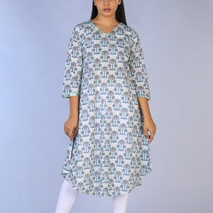 Handblock printed Kurti