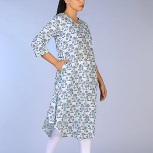 Handblock printed Kurti