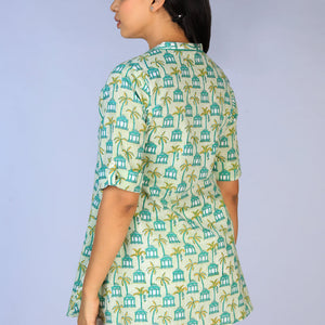 Handblock Printed short Kurti