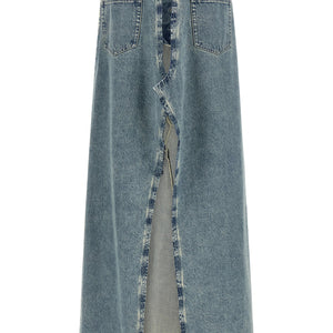 Maison Margiela Raw Hem Denim Skirt