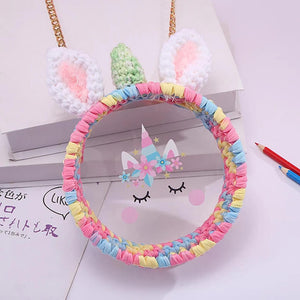 Unicorn Transparent Round Bag