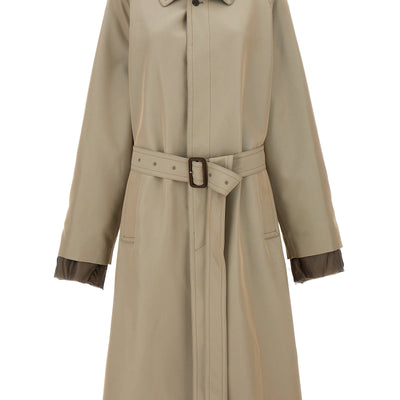 Maison Margiela Long Single-breasted Trench Coat