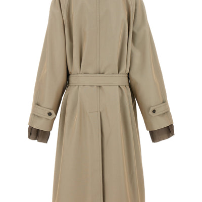 Maison Margiela Long Single-breasted Trench Coat