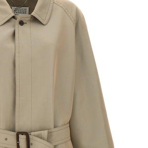 Maison Margiela Long Single-breasted Trench Coat