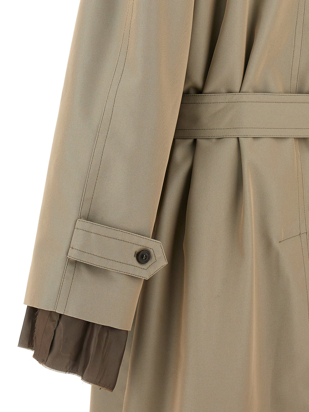 Maison Margiela Long Single-breasted Trench Coat