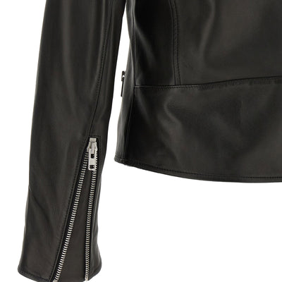 Maison Margiela 5-zip Leather Jacket