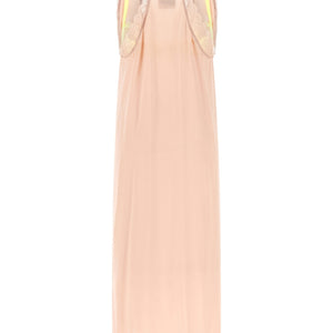 Maison Margiela Silk Lace Slip Midi Dress Dress
