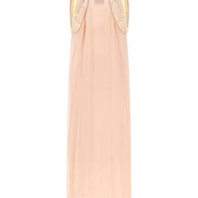 Maison Margiela Silk Lace Slip Midi Dress Dress