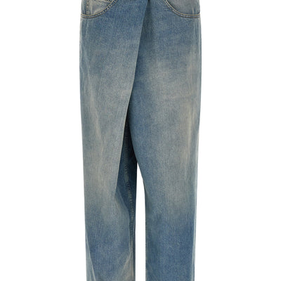 Maison Margiela Wrap Asymmetric Closure Jeans