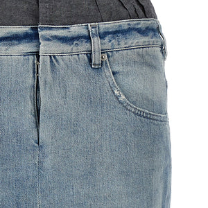 Maison Margiela Slits Denim Skirt