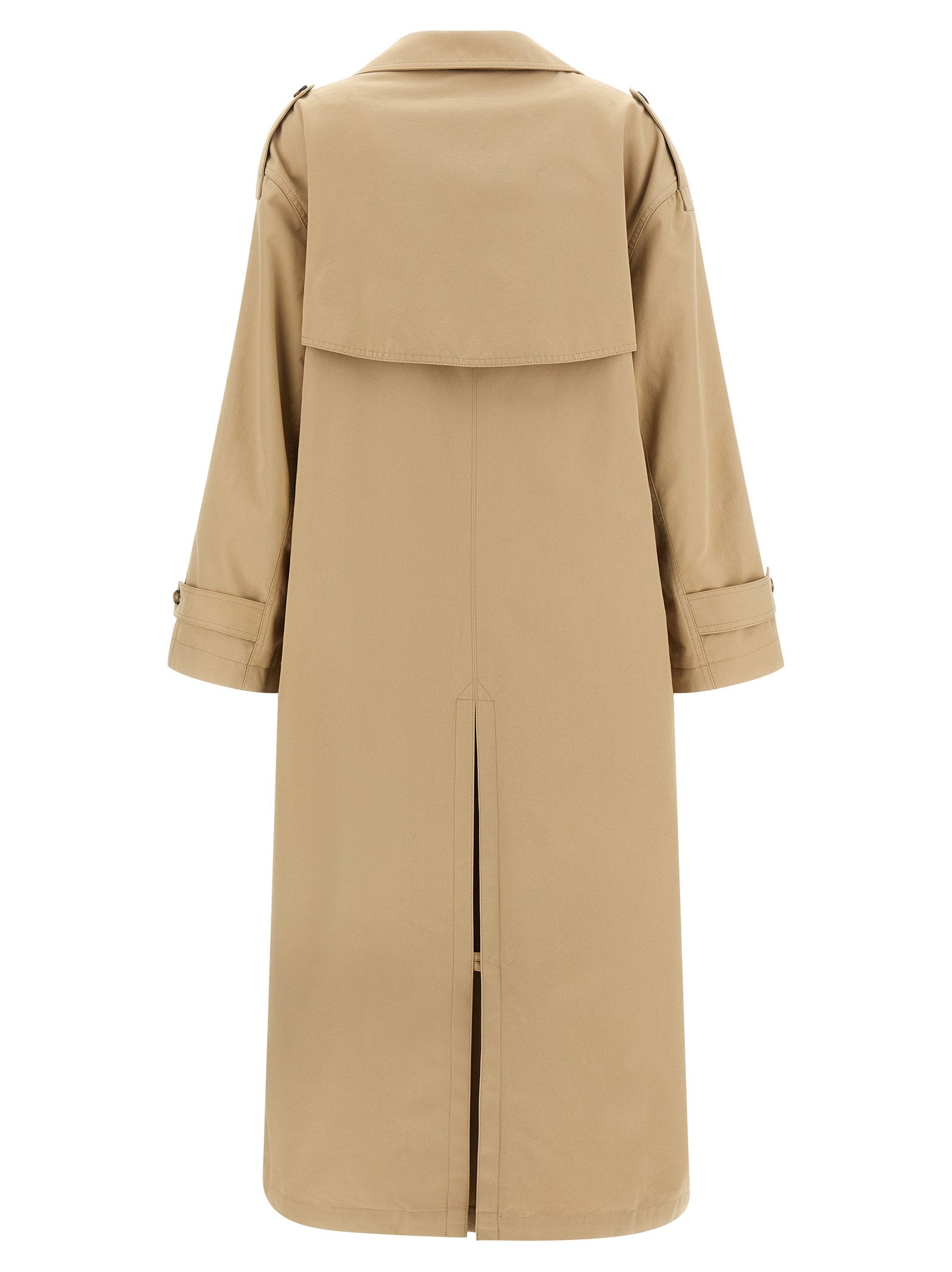 Mm6 Maison Margiela Trench Coat With Gloves