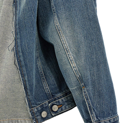 Mm6 Maison Margiela Layered Denim Jacket