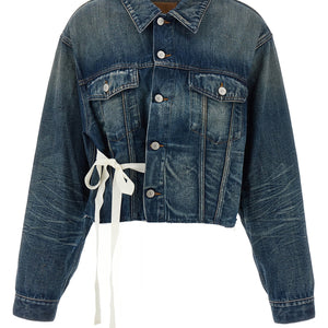 Mm6 Maison Margiela Tape Denim Jacket