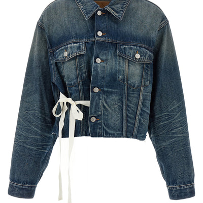 Mm6 Maison Margiela Tape Denim Jacket