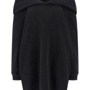 Mm6 Maison Margiela Off-shoulder Hooded Dress