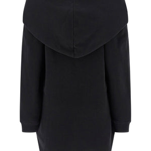 Mm6 Maison Margiela Off-shoulder Hooded Dress