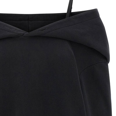 Mm6 Maison Margiela Off-shoulder Hooded Dress