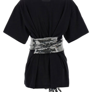 Mm6 Maison Margiela Sequin Gloves T-shirt