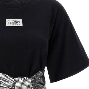 Mm6 Maison Margiela Sequin Gloves T-shirt