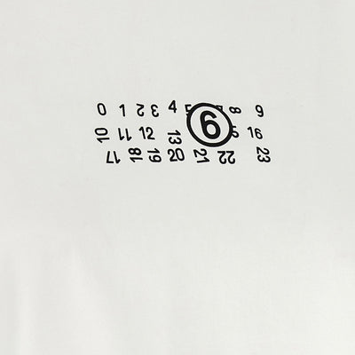 Mm6 Maison Margiela Numeric Signature Mm6 Upside Down T-shirt