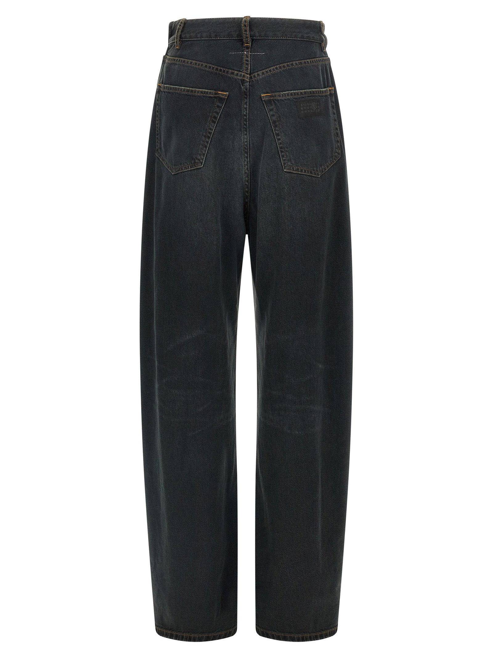 Mm6 Maison Margiela Asymmetrical Structure Jeans