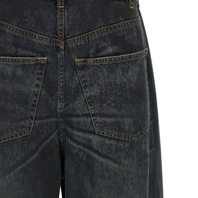 Mm6 Maison Margiela Asymmetrical Structure Jeans