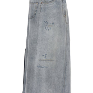 Mm6 Maison Margiela Asymmetrical Construction Skirt