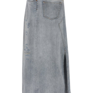 Mm6 Maison Margiela Asymmetrical Construction Skirt