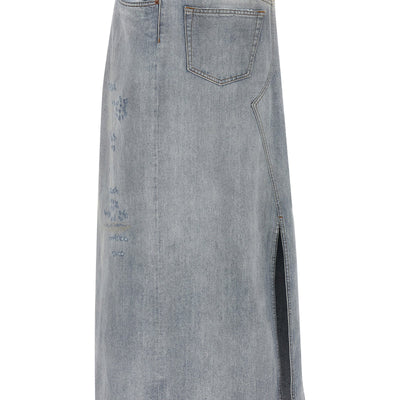 Mm6 Maison Margiela Asymmetrical Construction Skirt