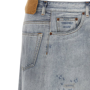 Mm6 Maison Margiela Asymmetrical Construction Skirt