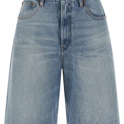 Mm6 Maison Margiela White Carré Bermuda Shorts