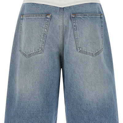 Mm6 Maison Margiela White Carré Bermuda Shorts